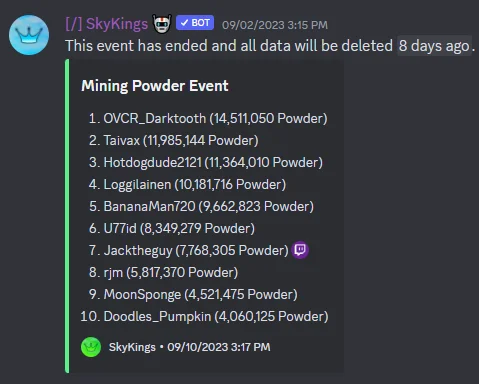 Skyblock Events Image